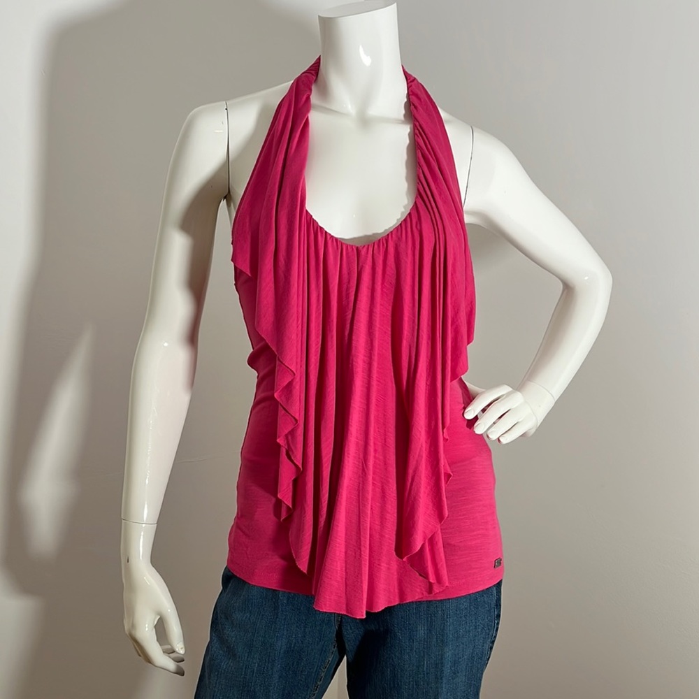 [S] BUFFALO DAVID BITTON Pink Halter Top